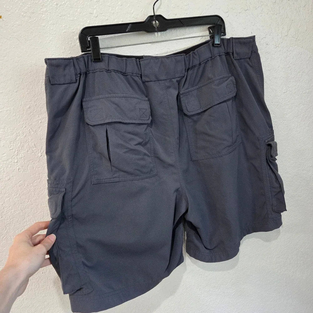 Duluth Trading Co Dry on the Fly Shorts Men's 2XL Gray 9